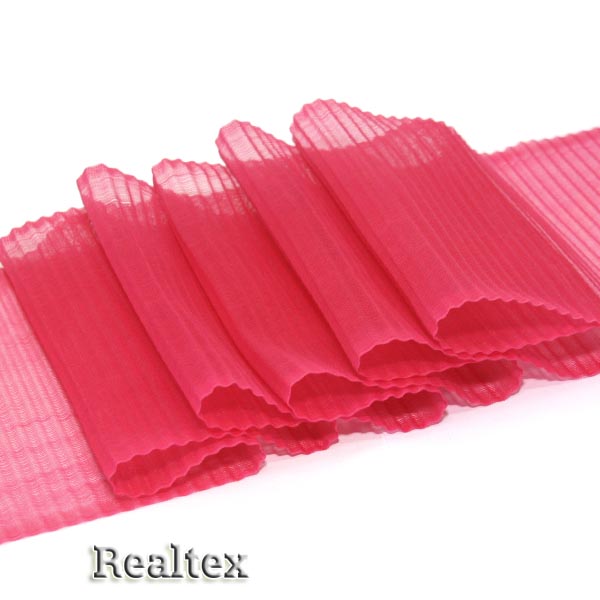 Лента капроновая 110мм 1692 (гофре) цв.11 малиновый 