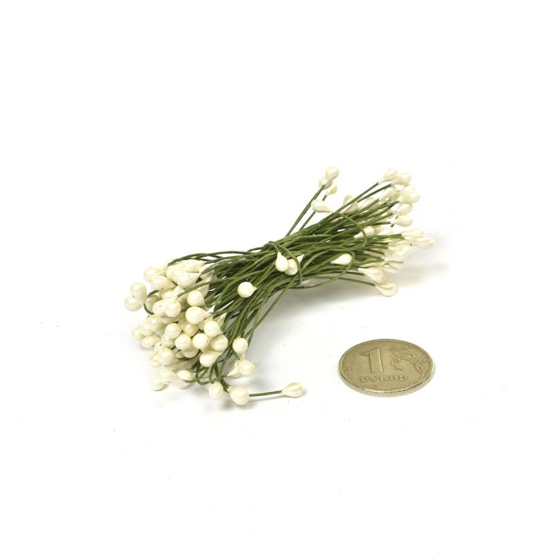 Тычинки MG ST209 "Magic 4 Hobby" цв.02 молочный