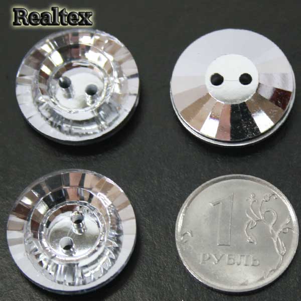 Пуговицы TT 3276 34L (36шт) цв.Silver