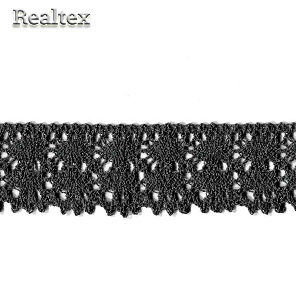 Кружево вязаное  50мм 50.01.112 цв.26 черный