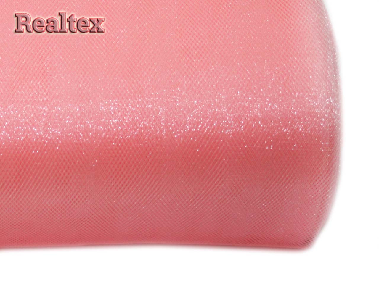 Фатин H-488A шир.150см блестящий (Тайвань) (5м) цв.коралловый