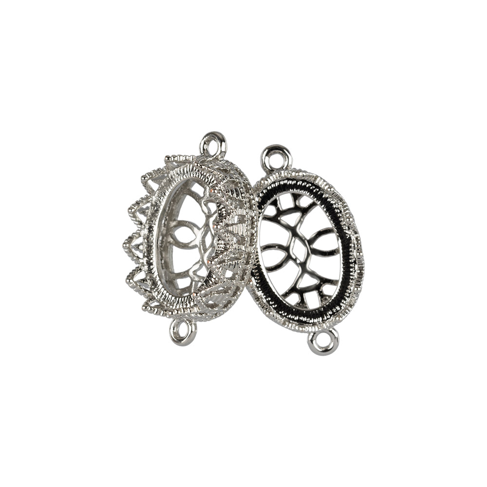 Основа FMK-B09 для кулона "Zlatka" цв.01 серебро