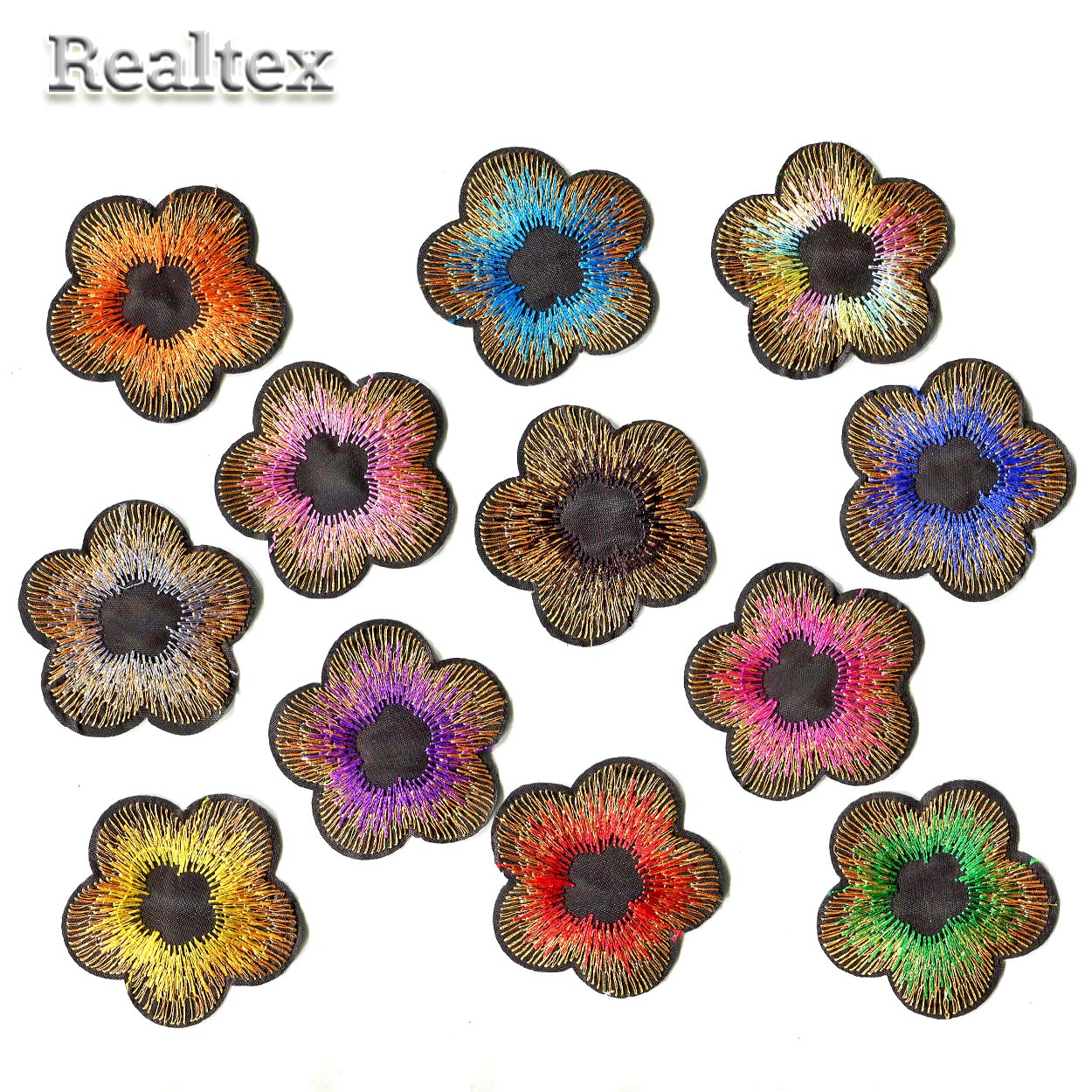 Термоаппликации RS 223 "Цветочек" цв.ассорти