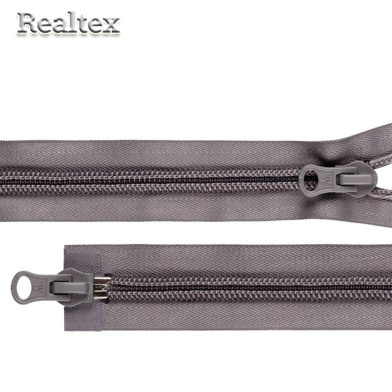 Молния витая Т.10 110см 2замка разъемная S-10 цв.327 мышиный