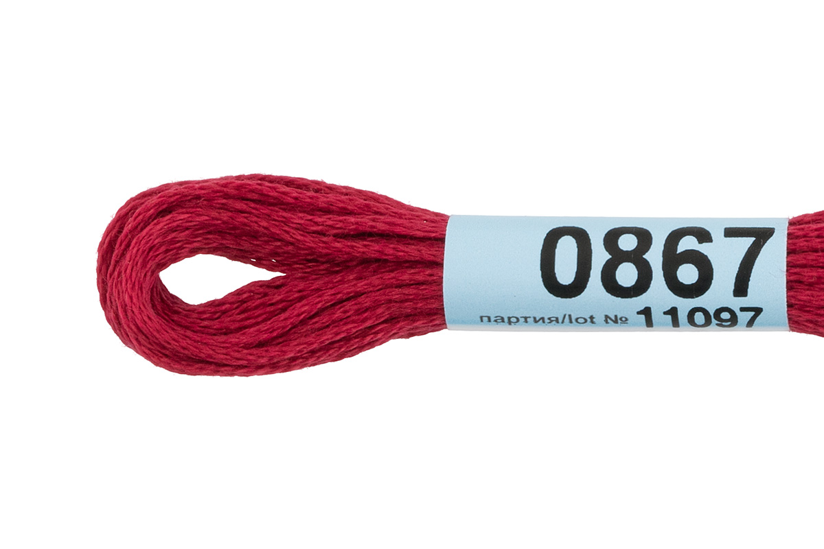 Мулине "Гамма" цв.0867 т.красный