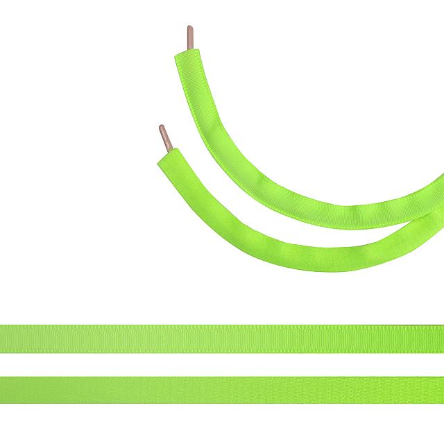 Тесьма бельевая для косточек (тоннельная) полиэстер 63123 10мм (50м) цв.A3208 зелёный лайм