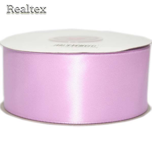 Лента атласная 38мм Realtex (32.9м) цв.045 светло-сиреневый