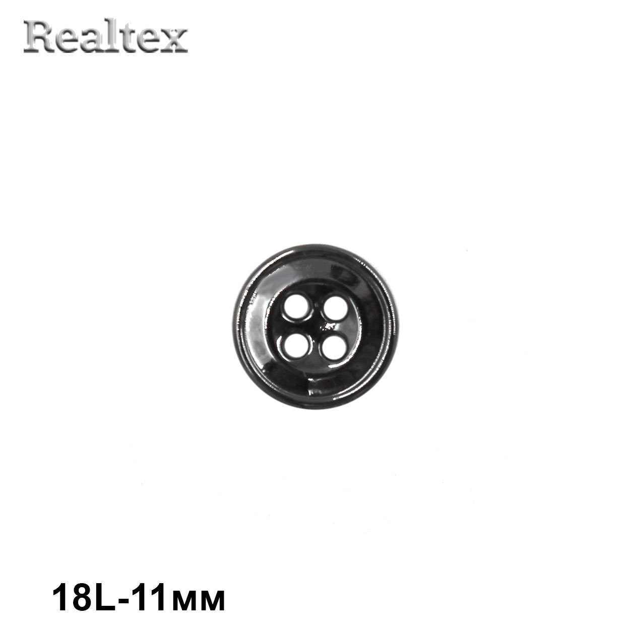 Пуговицы ME s-2005 18L (36шт) цв.Pewter 