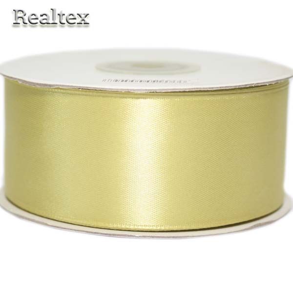 Лента атласная 38мм Realtex (32.9м) цв.053 светло-оливковый