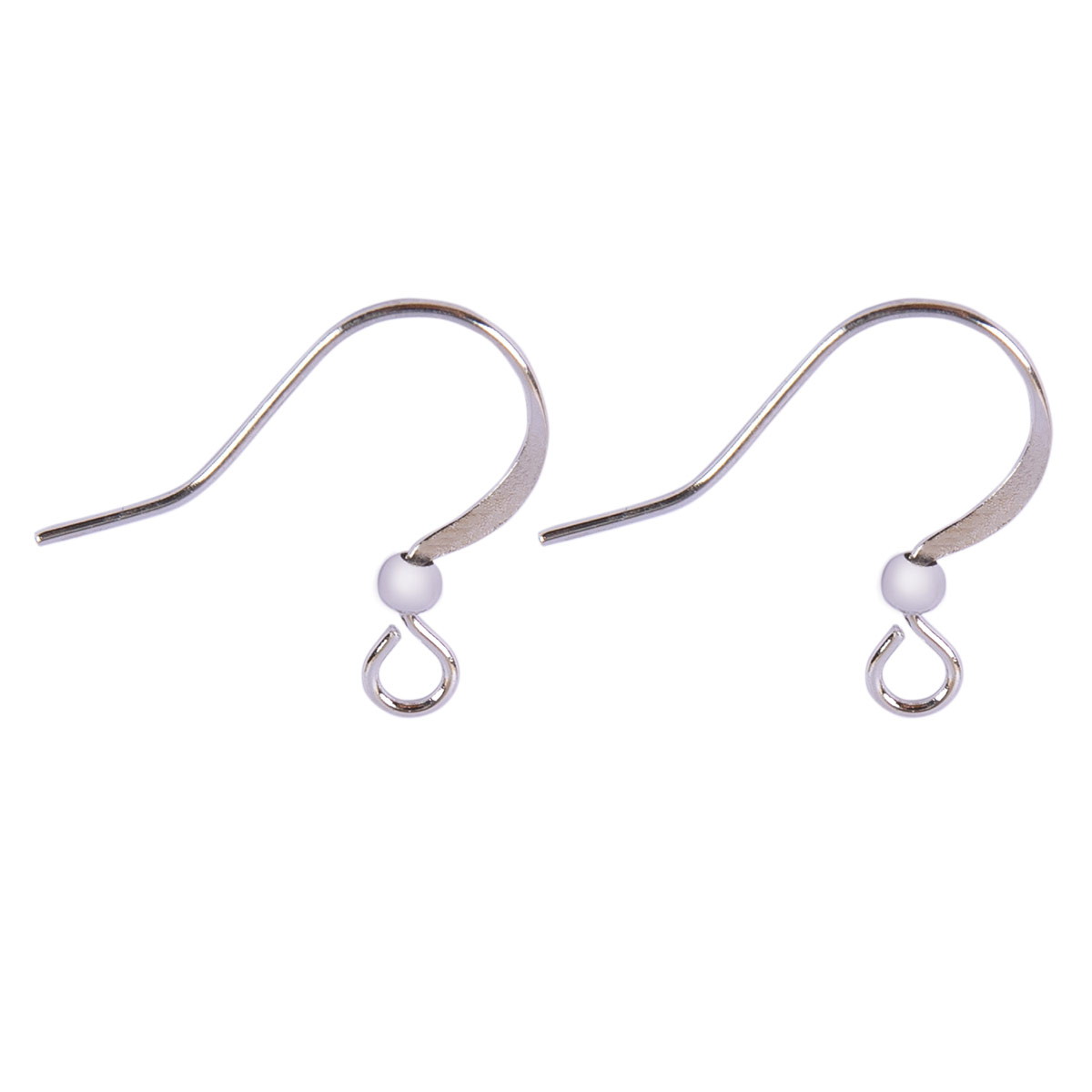 Швензы для серег "Zlatka" DH-01/10 цв.02 никель