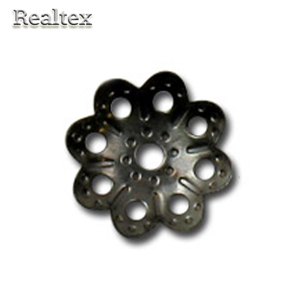 Розетка для бус "Zlatka" DR-013/5 цв.03 чёрный никель