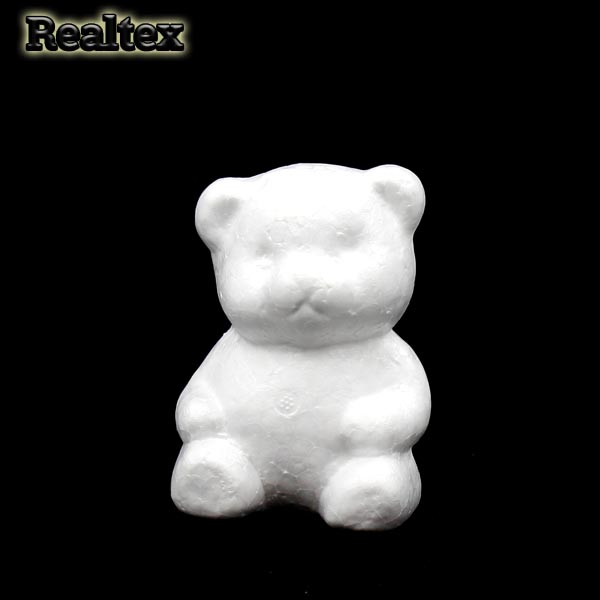 Заготовка для декорирования Медведь объемный 9,5см (пенопласт гладкий) (10шт)