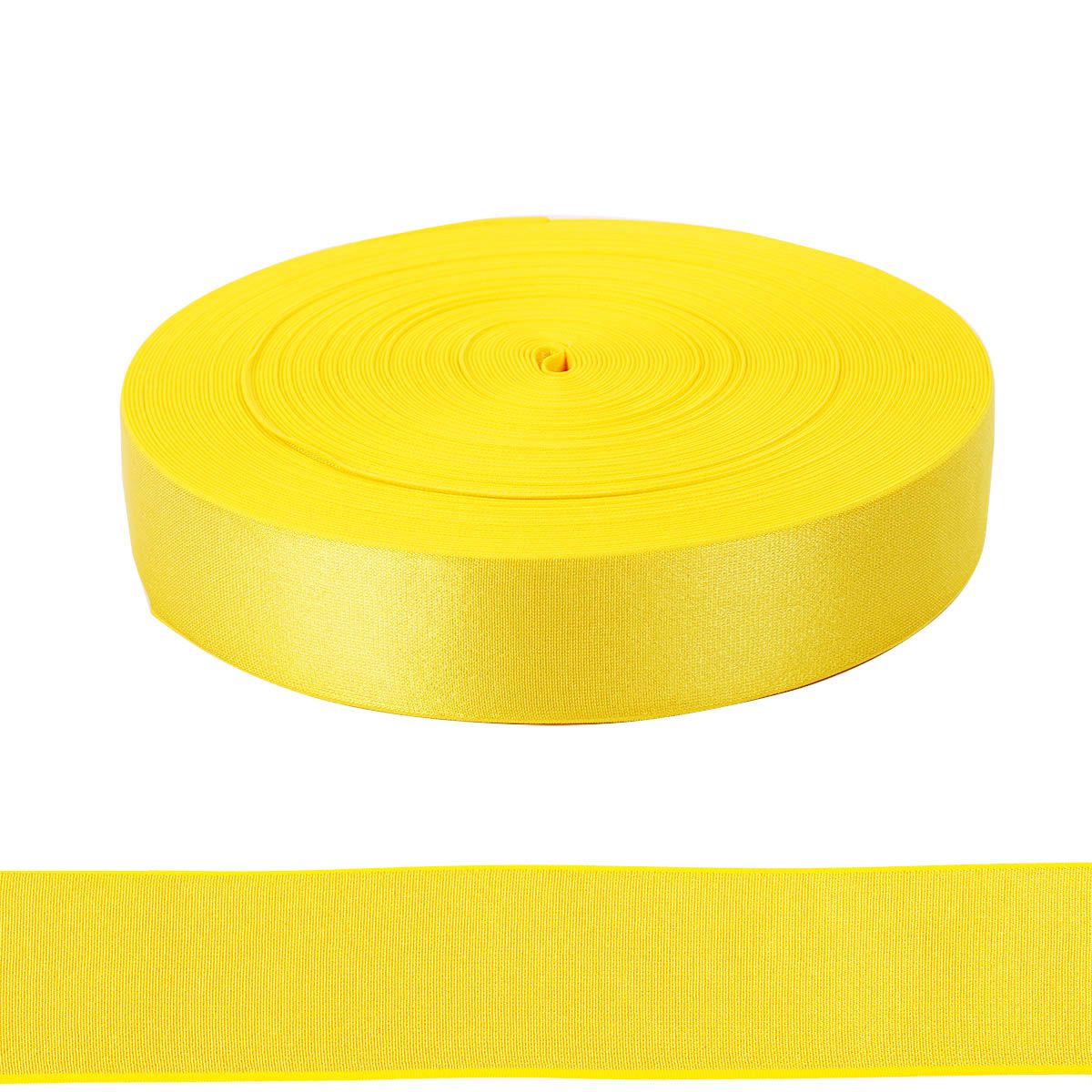 Резинка тканная 40мм TBY 33729 для мужского белья цв.яркий жёлтый