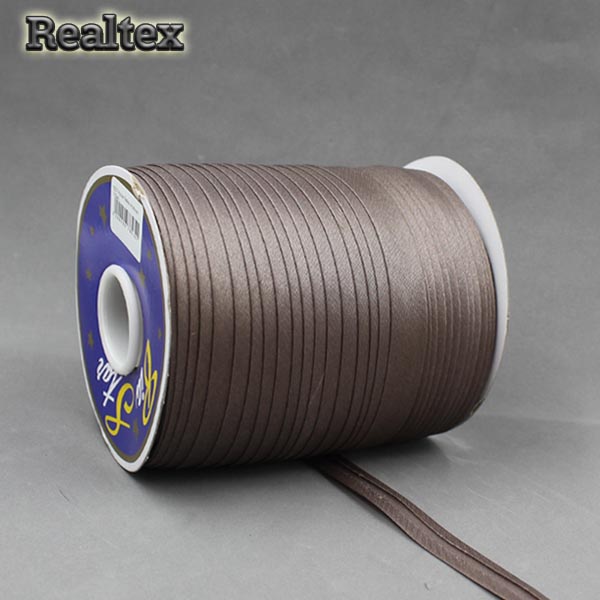 Косая бейка атласная 15мм (132м) цв.S327 капучино 