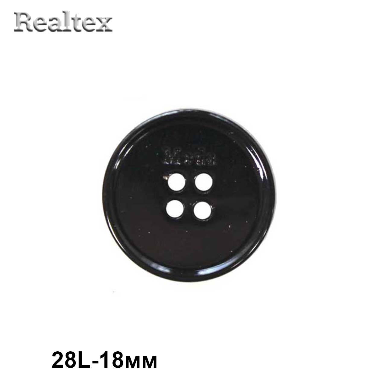 Пуговицы CX K-68 28L (72шт) цв.Black