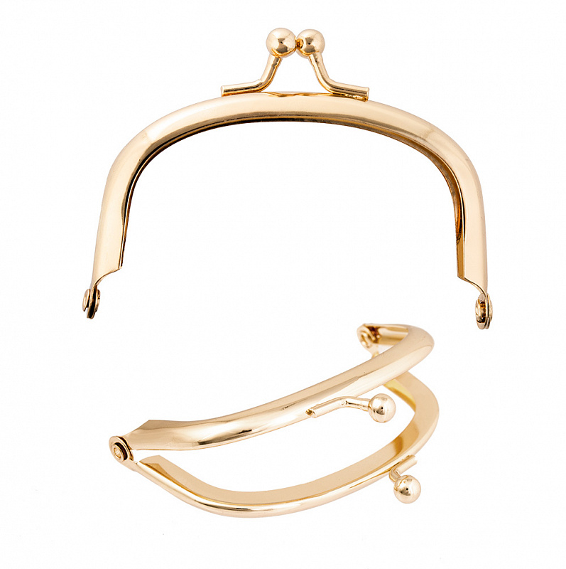 Фермуар для сумок 75мм "Дуга" TBY.107942 цв.золото