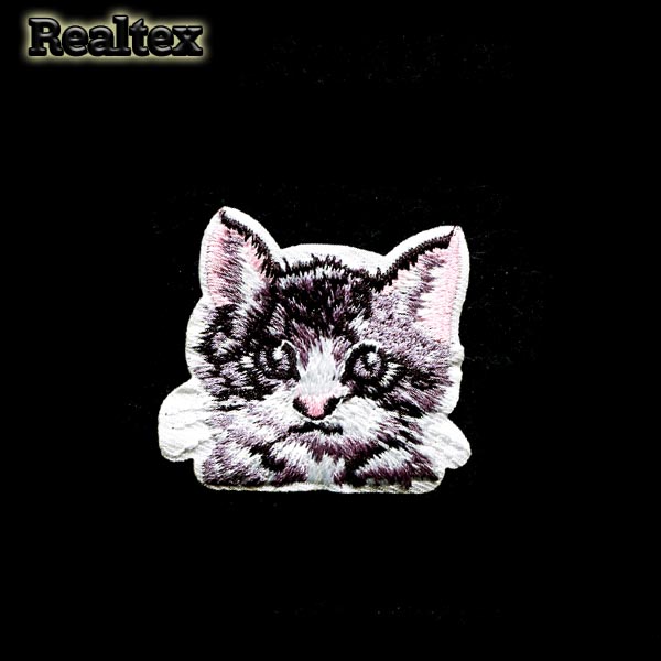  Термоаппликации детские Реалтекс RT-009 "Кошечка" цв.серый