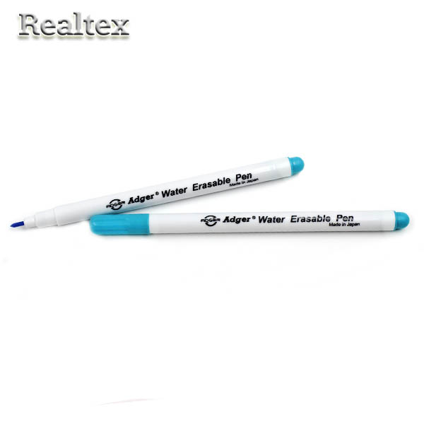 Маркер для разметки ткани  Realtex исчезающий  (12шт) цв.голубой