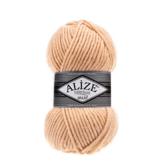 Пряжа Alize "Super Lana Maxi" (100гр) цв.502 карамель