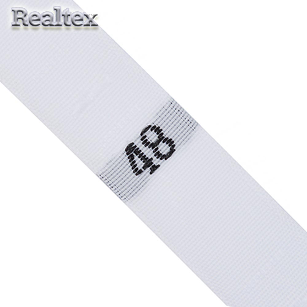 Размерники жаккардовые ТВ 48 тафта 10*32мм (500шт) цв.белый