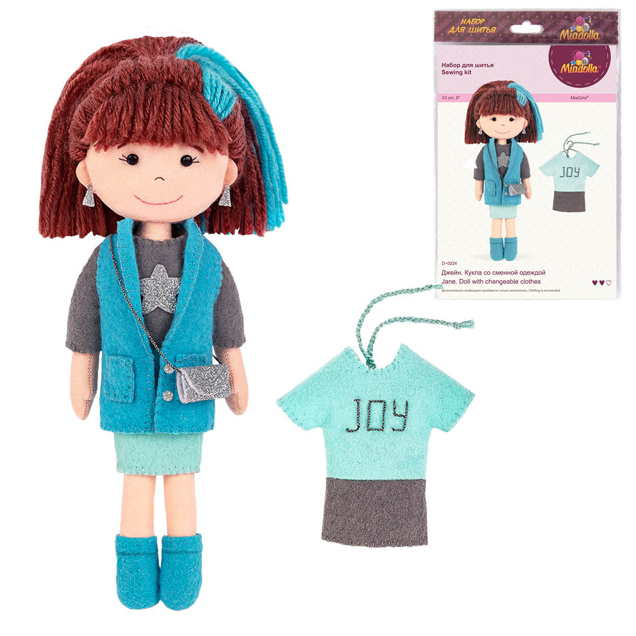 Набор для изготовления игрушки D-0224 Джейн "Miadolla"
