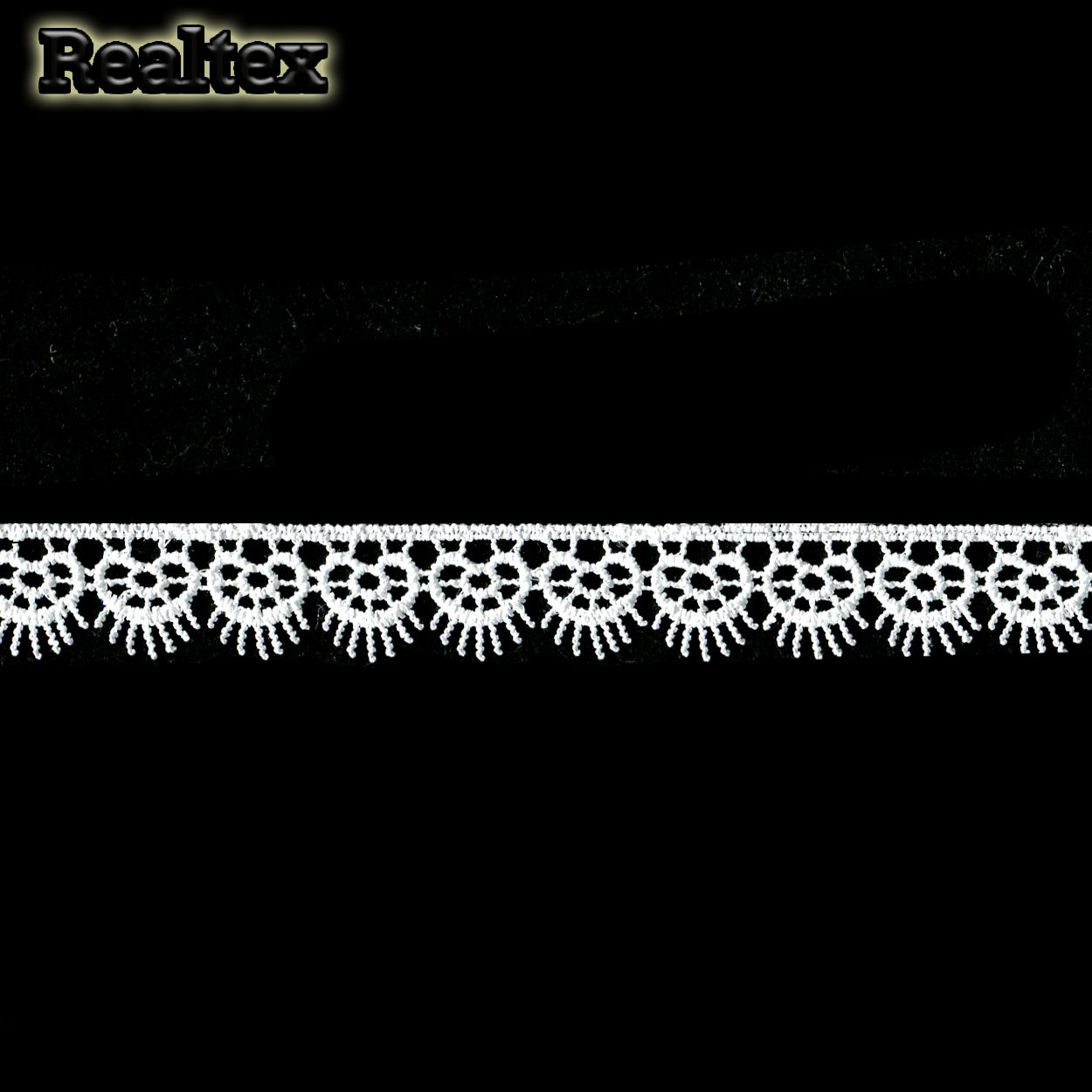 Кружево гипюр  16мм TBY 1063 цв.01 белый