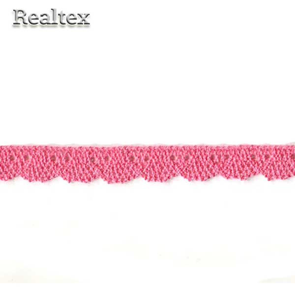 Кружево вязаное  13мм 13.01.103 цв.15 коралл