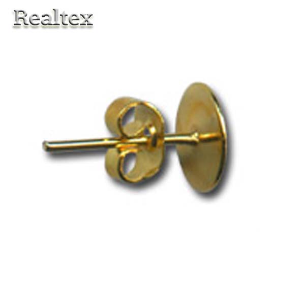 Швензы для серег "гвоздики" "Zlatka" DC-072/10 цв.01 золото