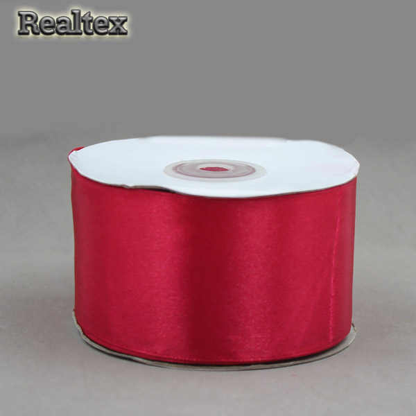 Лента атласная 50мм Realtex (32,9м) цв.029 малиновый