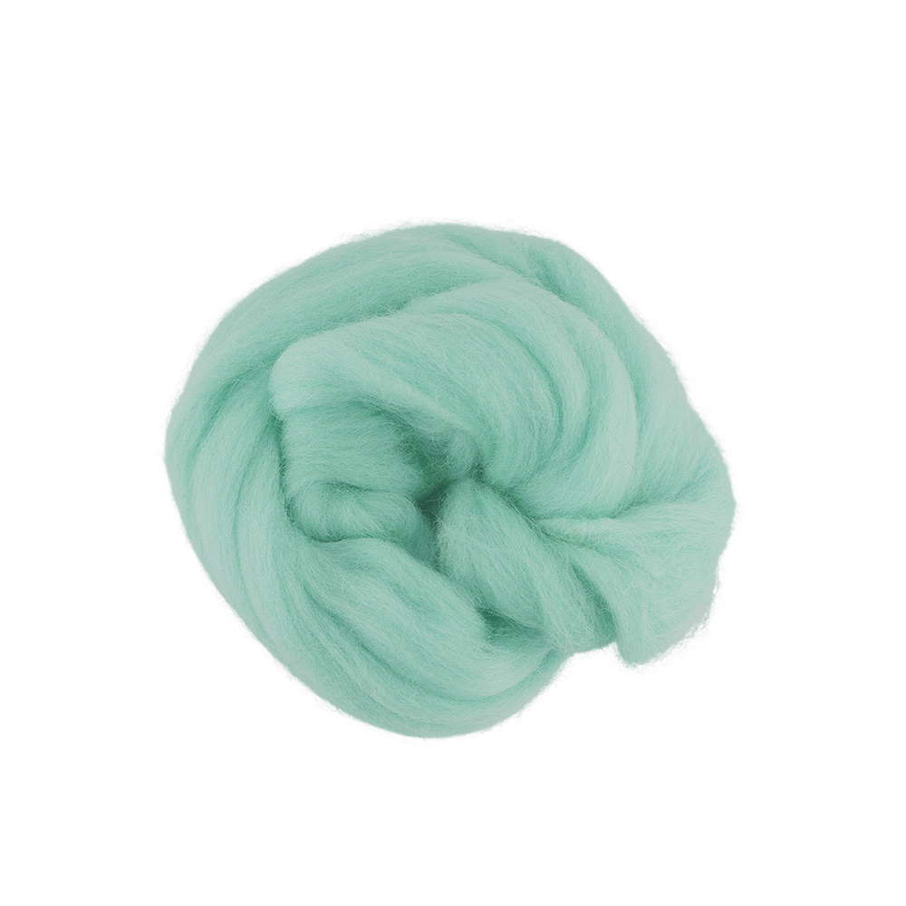Шерсть для валяния TFS-050 полутонкая (50гр) цв.3855 мята