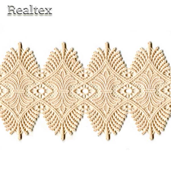 Кружево гипюр 130мм SH524 цв.1 бежевый