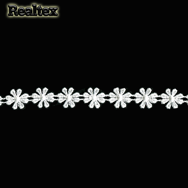 Кружево гипюр  15мм TBY 0557-1660 цв.01 белый