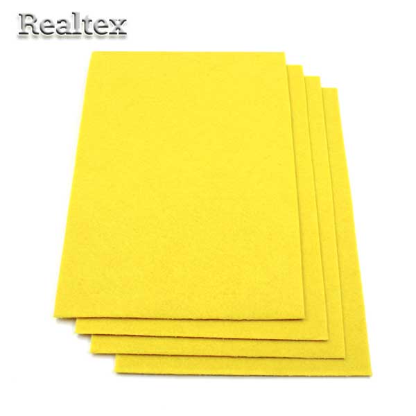 Фетр листовой мягкий FLT-S1 "IDEAL" цв.643 желтый