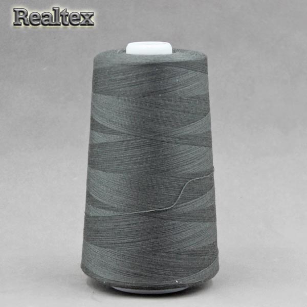 Нитки "Realtex" 40/2 (5000ярд) цв.373 тёмно-серый