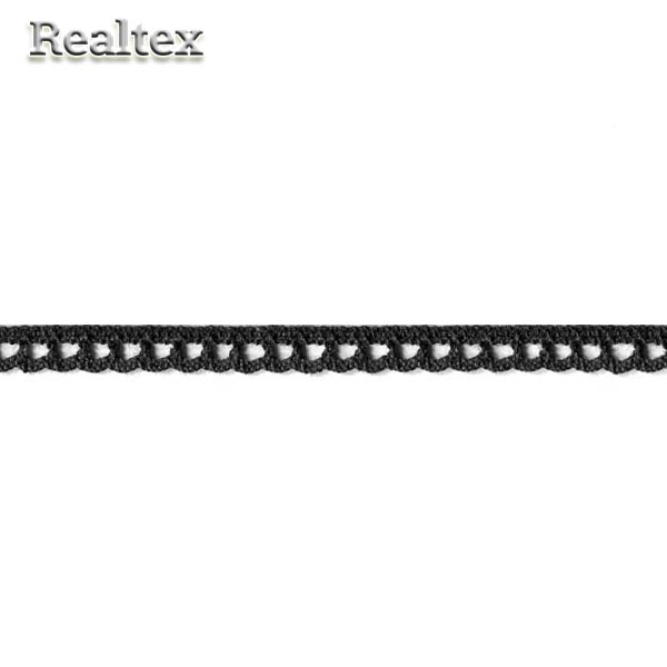 Кружево вязаное   8мм 08.01.092 цв.26 черный