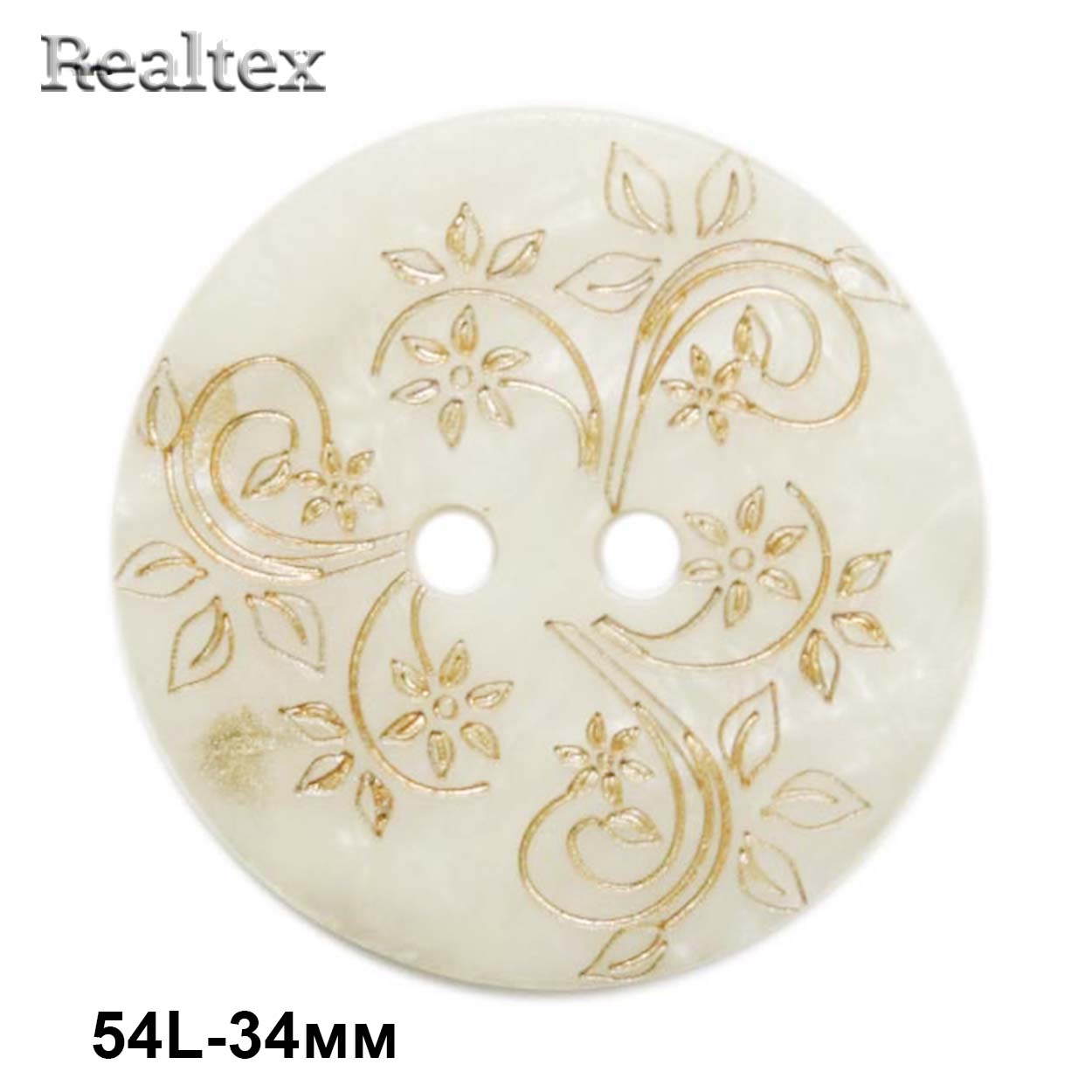 Пуговицы CB E-75 54L (36шт) цв.Gold