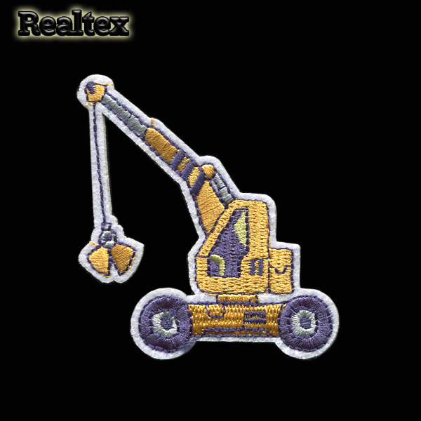  Термоаппликации детские Реалтекс R-3668 "Экскаватор" 