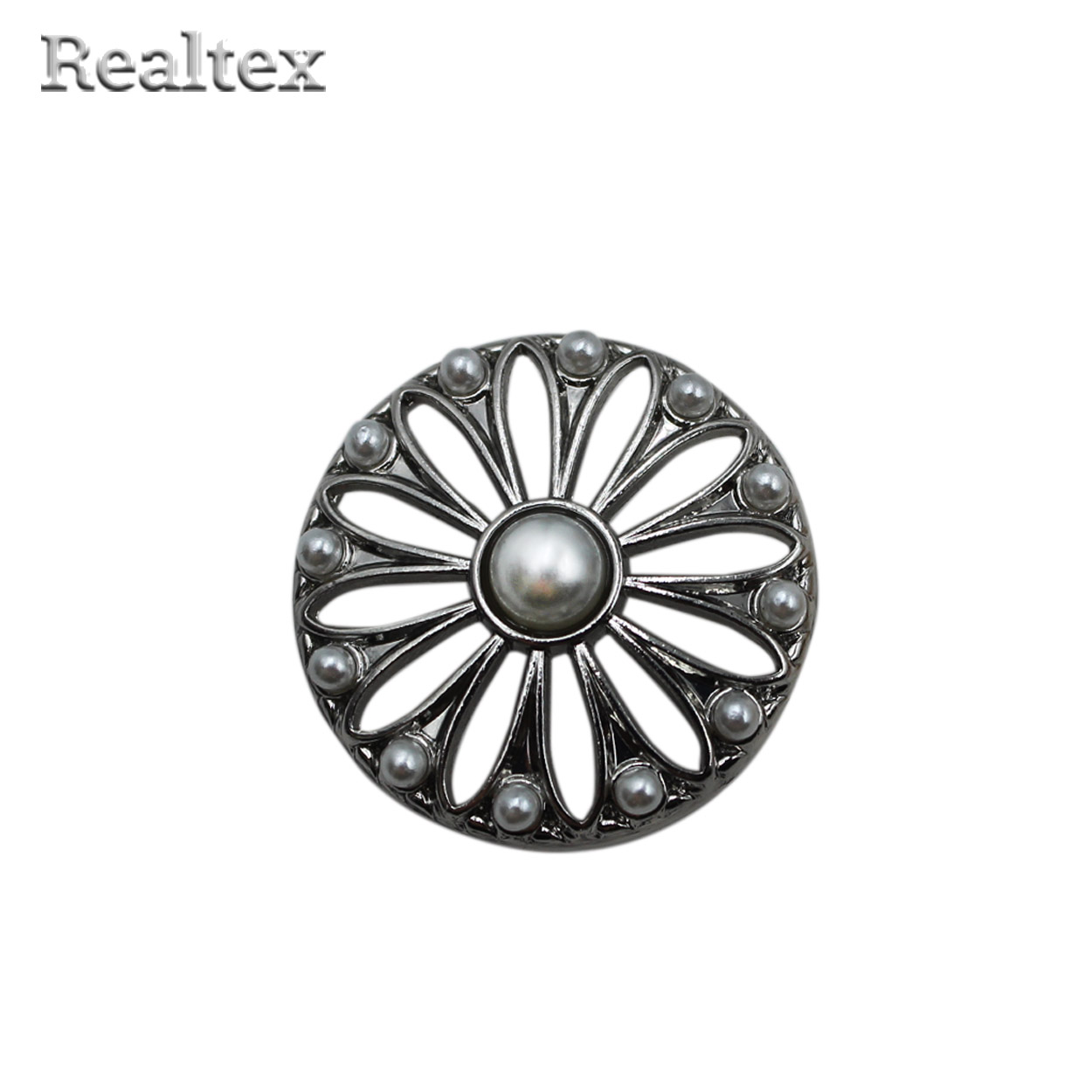 Пуговицы RB D057 36L (6шт) цв.Pewter