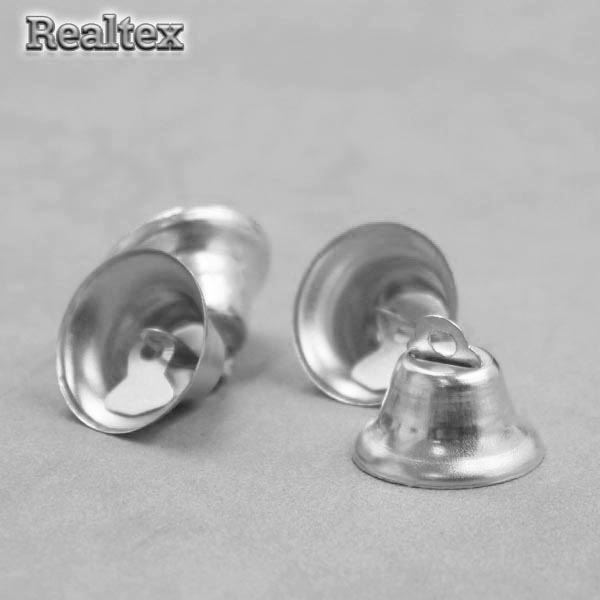 Колокольчики Реалтекс металлические 25мм цв.серебро