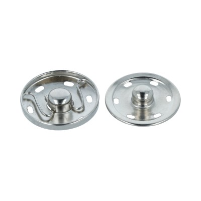 Кнопка пришивная металлическая KL-300 30мм цв.01 никель