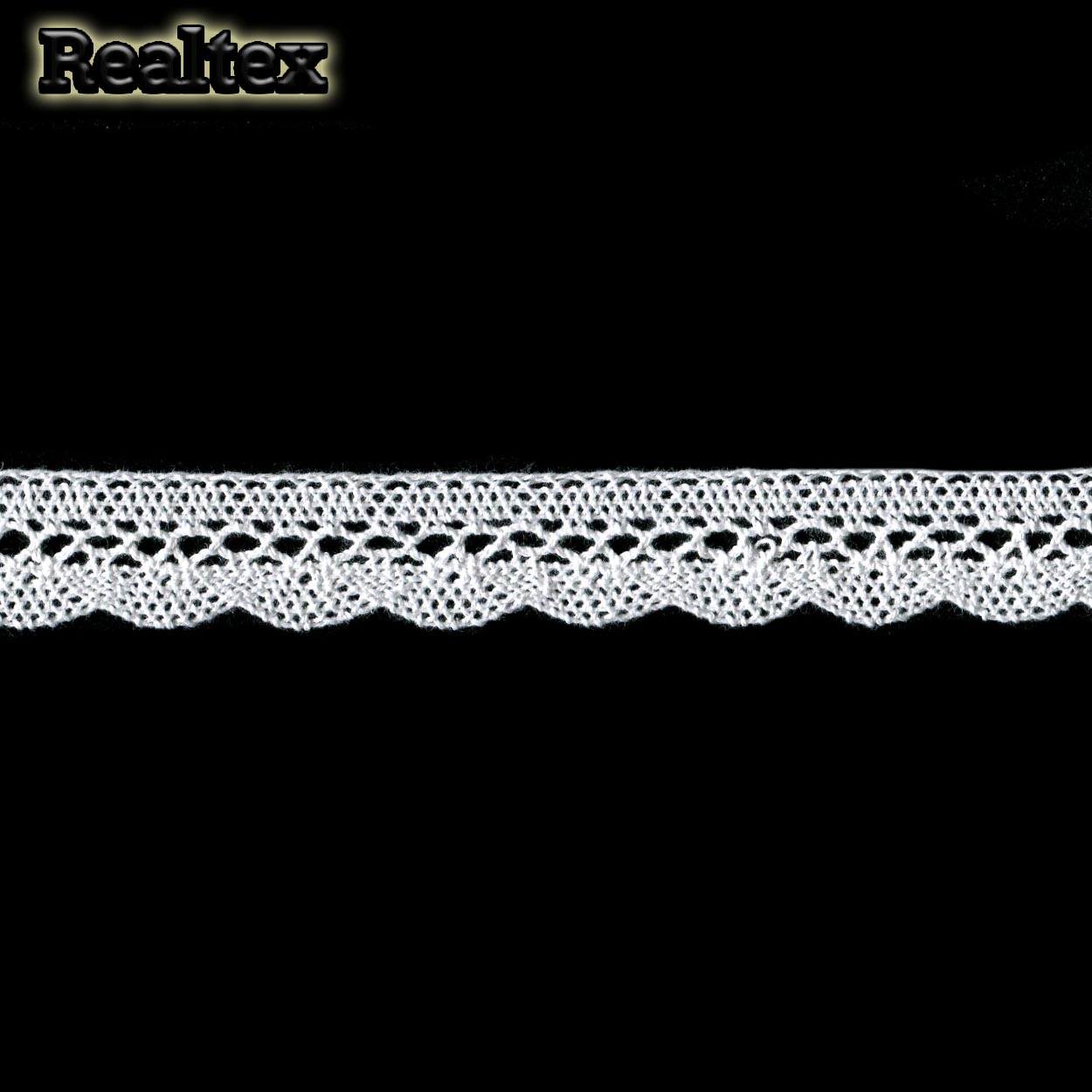 Кружево вязаное 20мм TBY 1006 (18.3м )цв.01 белый