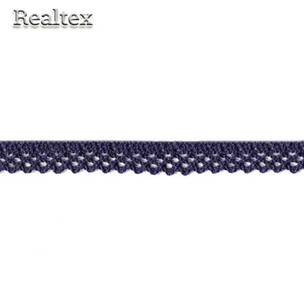 Кружево вязаное  10мм 10.01.129 цв.24 т.синий