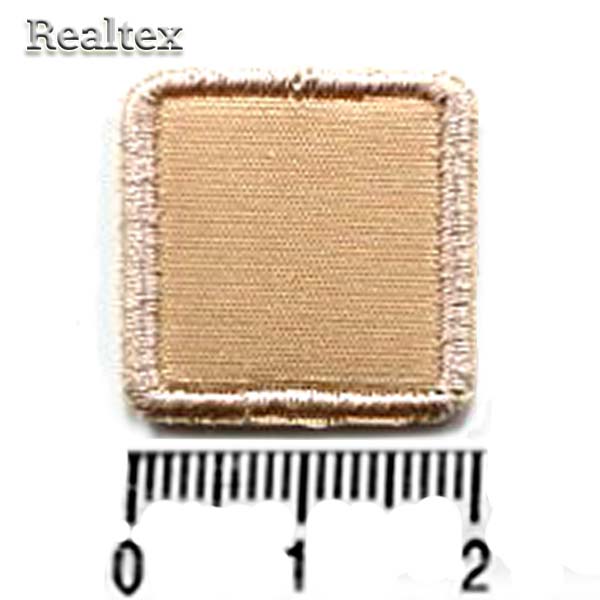 Термоаппликации 009 "Квадрат малый" цв.бежевый 