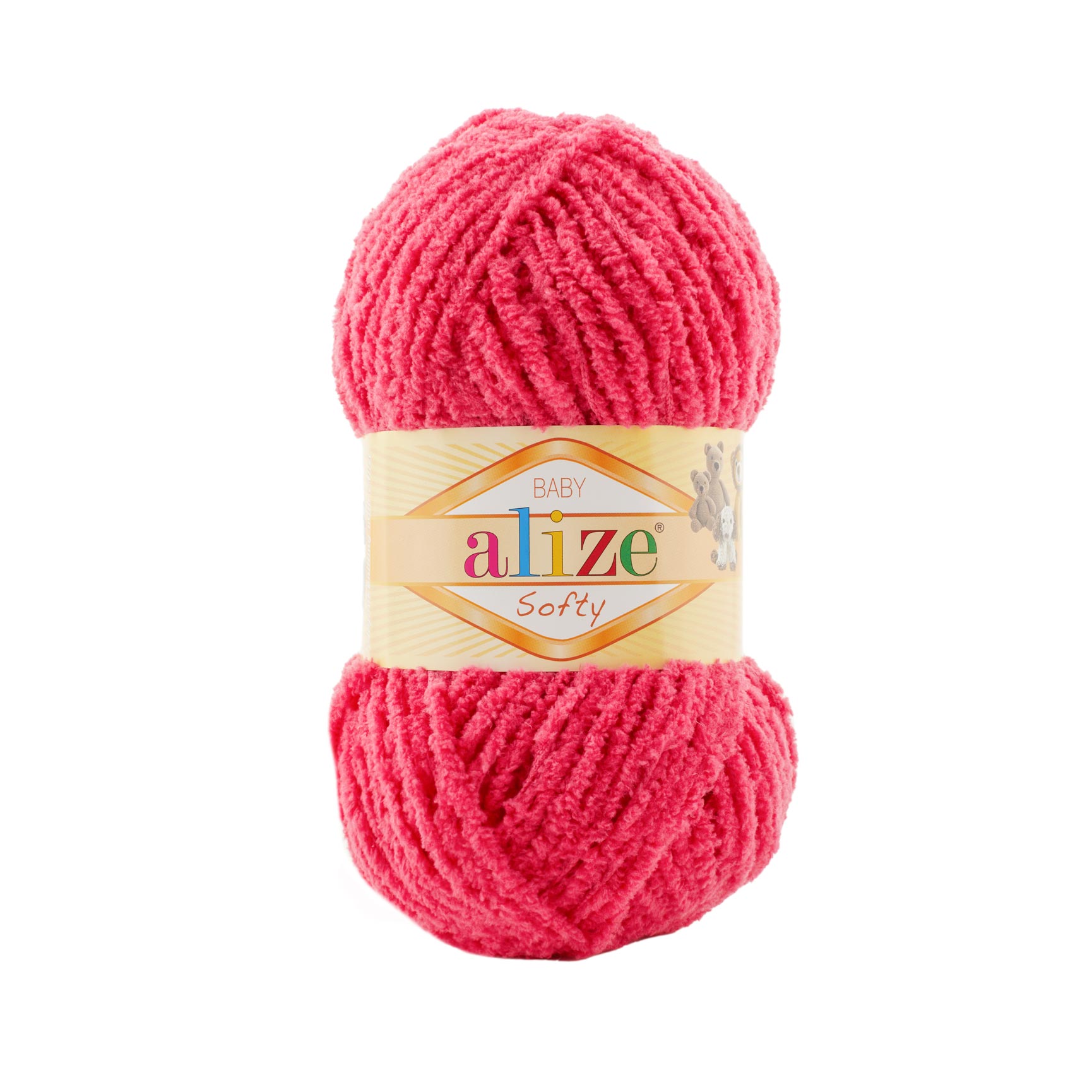 Пряжа Alize "Softy baby" (50гр) цв.798 бугенвиллия