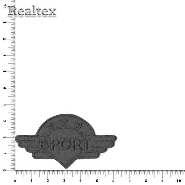 Термоаппликации 2751 "Sport" цв.черный/черный