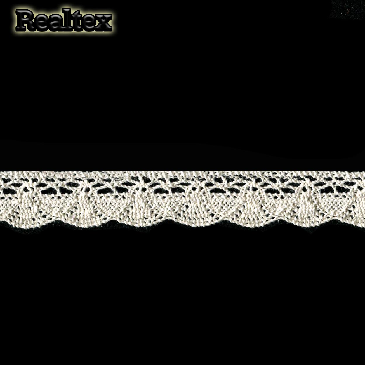 Кружево вязаное  19мм 19.01.110 (25м) цв.03 суровый