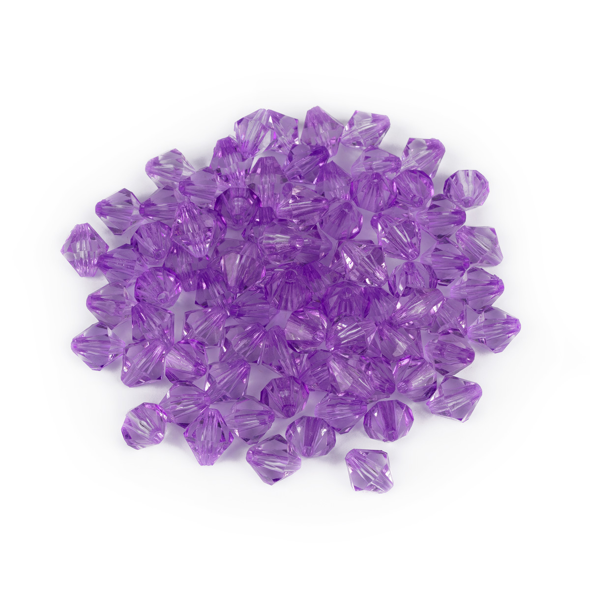 Бусины акриловые ARO-1 "Zlatka" 9*10мм цв.161 светло-сиреневый