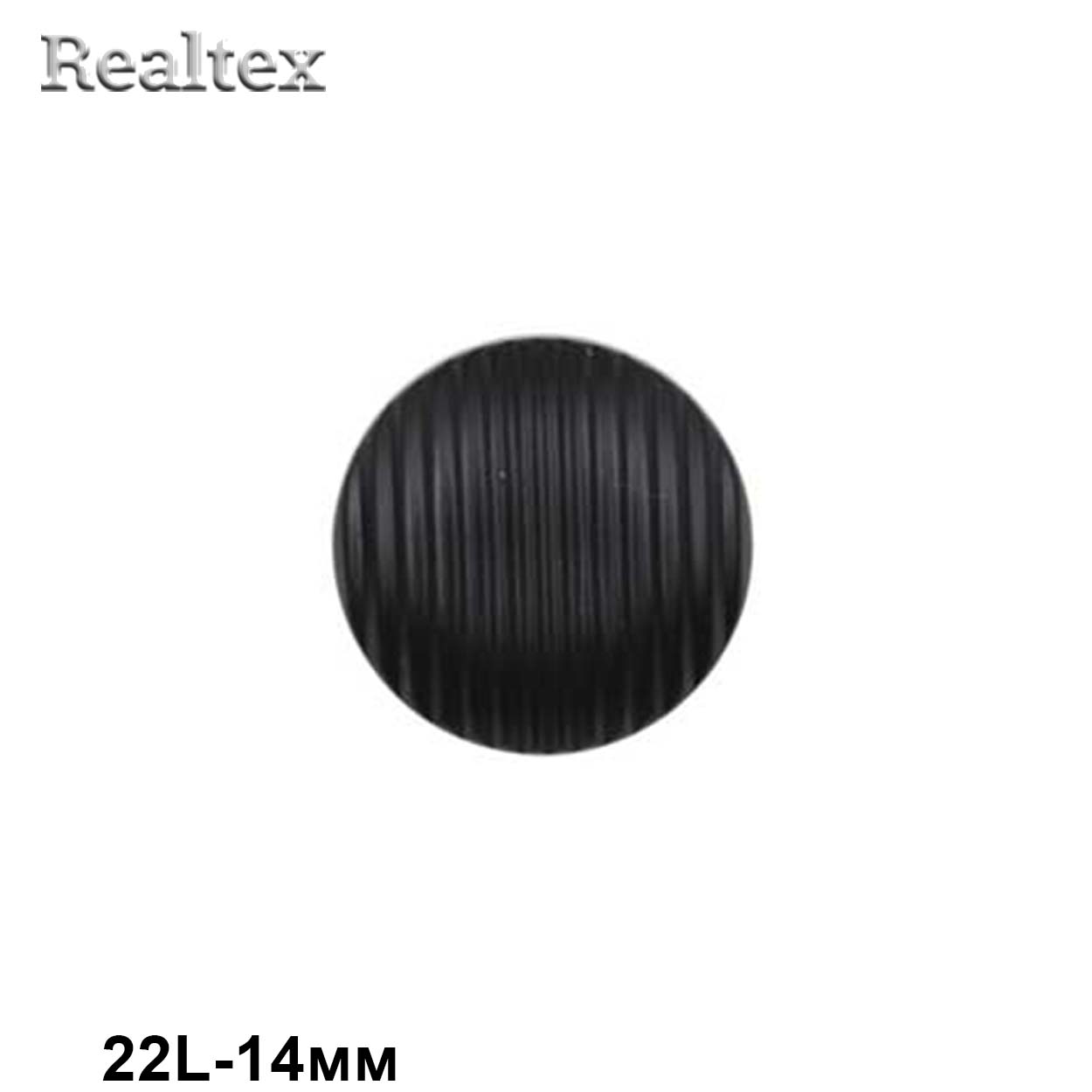 Пуговицы RB z-90 22L (36шт) цв.Black