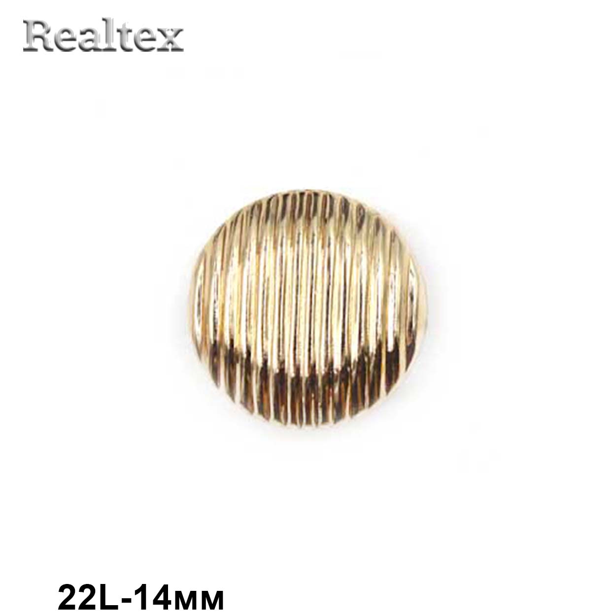 Пуговицы RB z-90 22L (36шт) цв.Gold