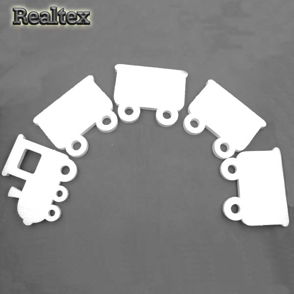 Заготовка для декорирования Набор Паровозик с вагончиком №2 16см (пенопласт пористый) 